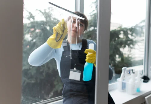 Nettoyage de vitres intérieures et extérieures à Saint-Hilaire-le-Petit